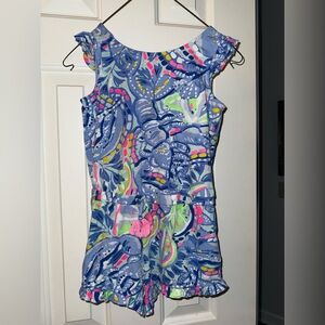 Lilly Pulitzer Kids One Piece in Blue and Pink